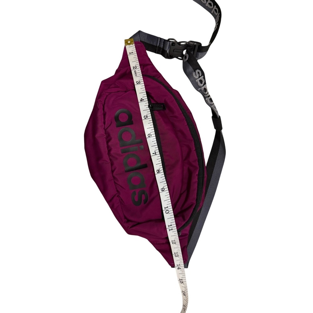 Adidas Fannypack pouch purse colorful purple/pink activewear lightweight travel - Picture 3 of 9